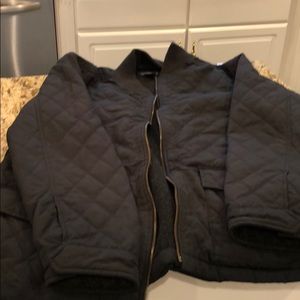 Polo by Ralph Lauren black quilted coat